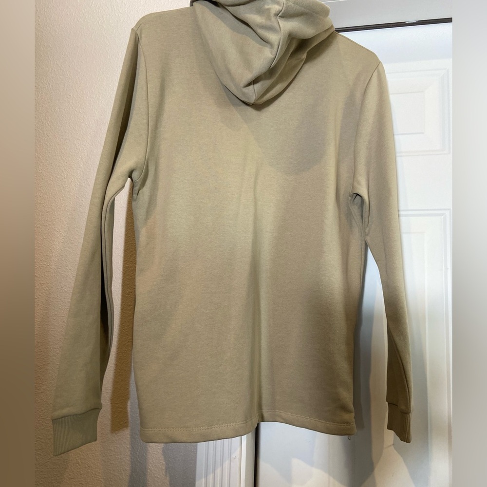 Asos~NWOT~Men’s~Muted Green Khaki~Zip Up~Drawstring Hoodie~Long Sleeve~Size M - Picture 8 of 13